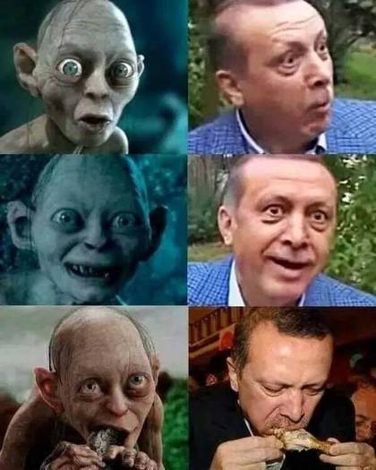 Erdogan, Gollum