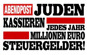 Juden kassieren Millionen Steuergelder jedes Jahr