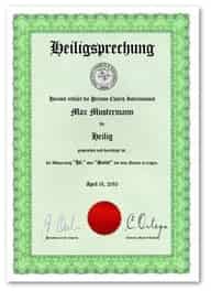 Heiligsprechung