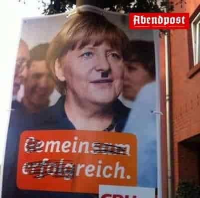 Wahlplakat, CDU, Merkel