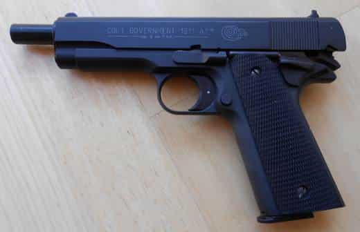 Umarex, Colt Governement 1911 A1, 9mm p.a.k., Schreckschuss, Schreckschusspistole, Colt 1911, Test, Testbericht, Warentest