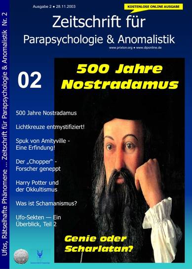 Zeitschrift für Parapsychologie & Anomalistik, Download, Bibliothek, pdf, Parapsychologie, Grenzwissenschaften, Reiki, Astrologie, Ufos