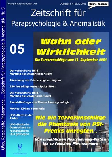 Zeitschrift für Parapsychologie & Anomalistik, Download, Bibliothek, pdf, Parapsychologie, Grenzwissenschaften, Reiki, Astrologie, Ufos