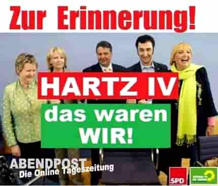 SPD, GRUENE, Wahlversprechen, hartz iv, ALG 2, ALG II